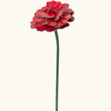 Studio Roof rose everlasting flower cardboard craft kit shown built.