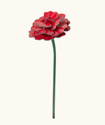 Studio Roof rose everlasting flower cardboard craft kit shown built.