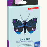 Studio Roof Insect Blue Diadem Butterfly craft kit decoration in it's packaging. 