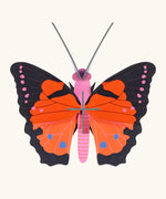 Studio Roof Insect Large Fox Butterfly DIY wall art decoration. 