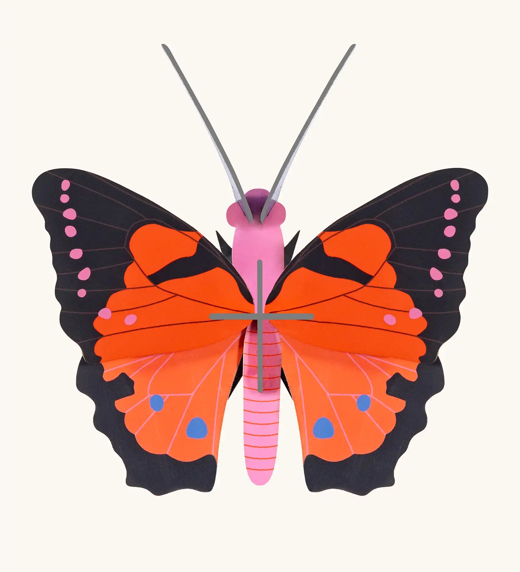 Studio Roof Insect Large Fox Butterfly DIY wall art decoration. 