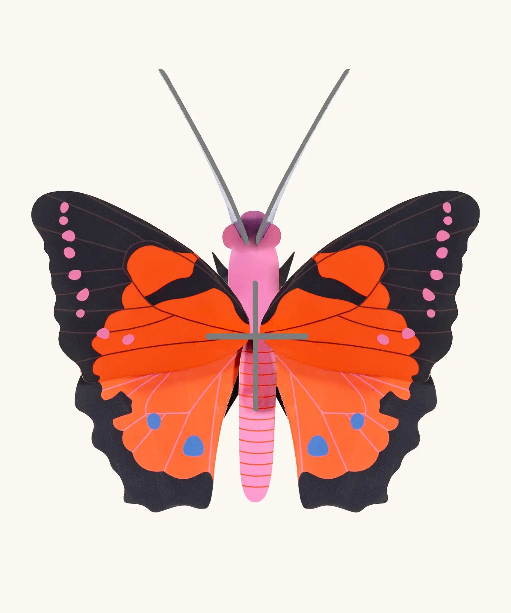Studio Roof Insect Large Fox Butterfly DIY wall art decoration. 