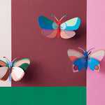 A collection of Studio Roof Butterfly wall decorations