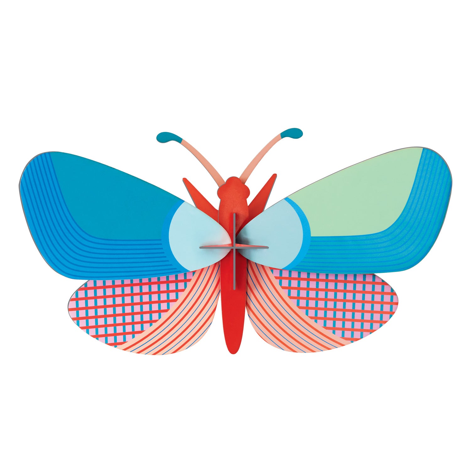 Studio Roof Medium Lily Butterfly 3D Cardboard Model – Babipur