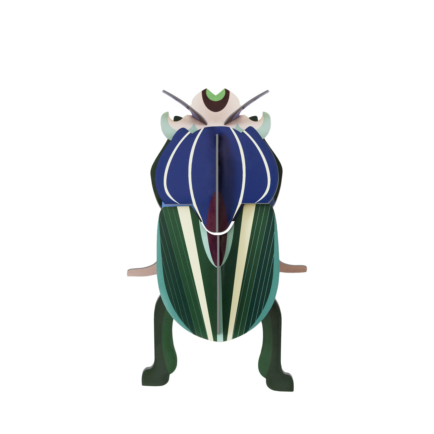 Studio Roof Mimela Scarab Beetle decoration pictured on a plain background