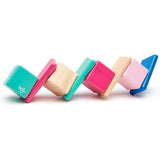 Tegu Magnetic Blocks Pocket Pouch - Blossom 8 Piece