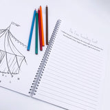 An inside page spread from the The Phive Enchanting Learning Storywriter's Book - The Kingdom