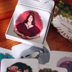 The Phive Enchanting Learning Phonics & Storytelling Cards - Set 1 card laid out on a table with some in a box