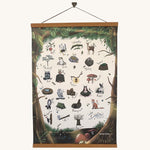The Phive Enchanting Woodland Alphabet Print pictured on a plain background