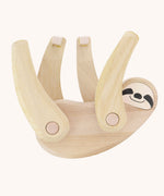 Tobe wooden Sloth toy figure with movable limbs. These heirloom quality toys by Tobe are part of the Bajo family which have a wide range of wooden toys available here at Babipur. 