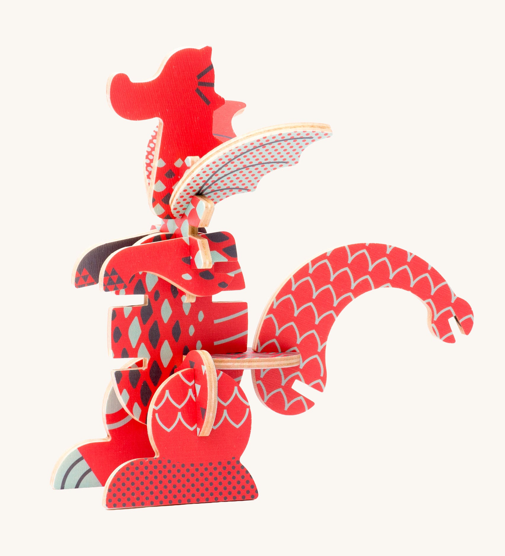 Tobe Dragon Fantasy Animals Puzzle. Tobe is part of the Bajo family, These heirloom quality toys by Bajo are part of a wide range of wooden toys available here at Babipur. 