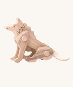 Tobe Endangered Animals Wolf wooden toy figure. Tobe is part of the Bajo family. These heirloom quality toys by Bajo are part of a wide range of wooden toys available here at Babipur. 