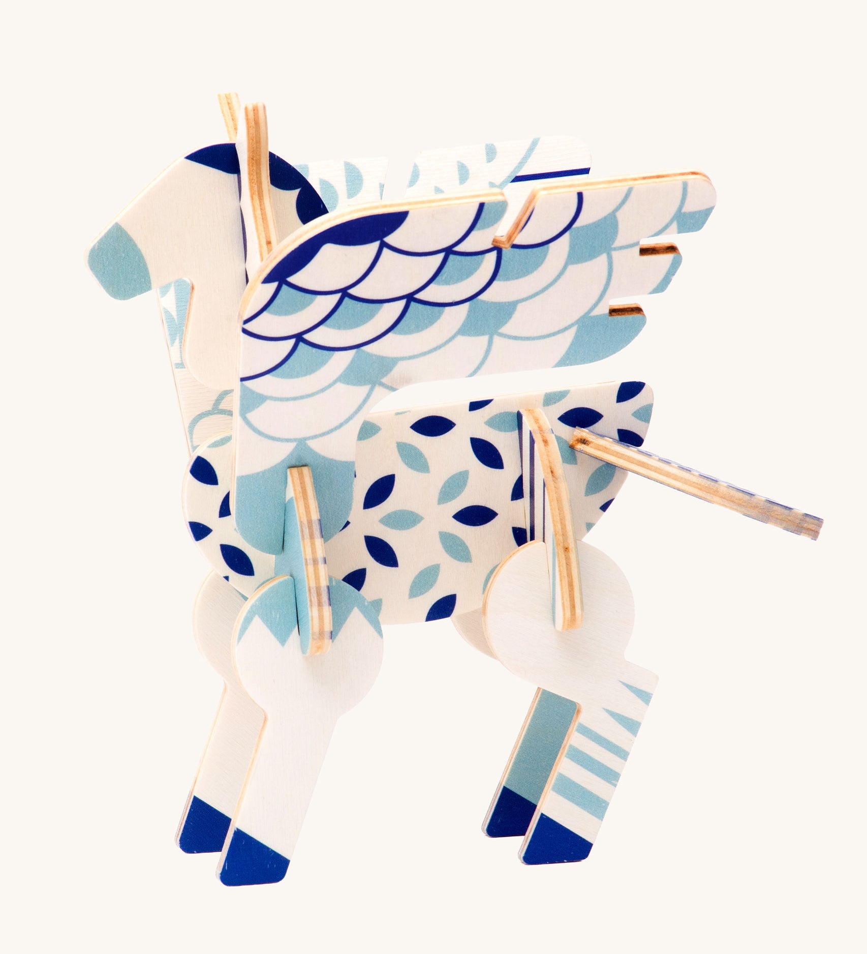 Tobe Pegasus Fantasy Animals wooden Puzzle. Tobe is part of the Bajo family. These heirloom quality toys by Bajo are part of a wide range of wooden toys available here at Babipur. 