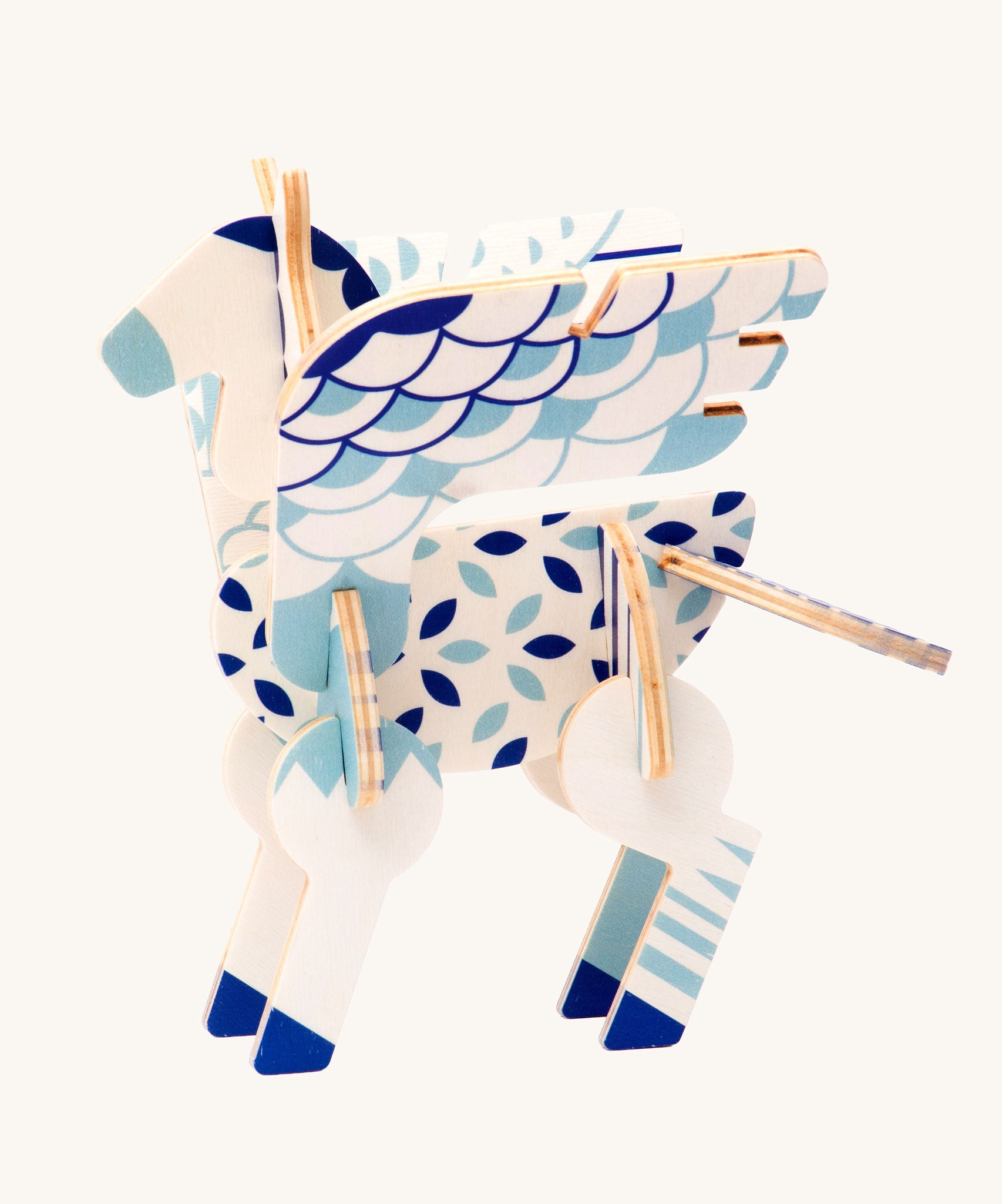 Tobe Pegasus Fantasy Animals wooden Puzzle. Tobe is part of the Bajo family. These heirloom quality toys by Bajo are part of a wide range of wooden toys available here at Babipur. 