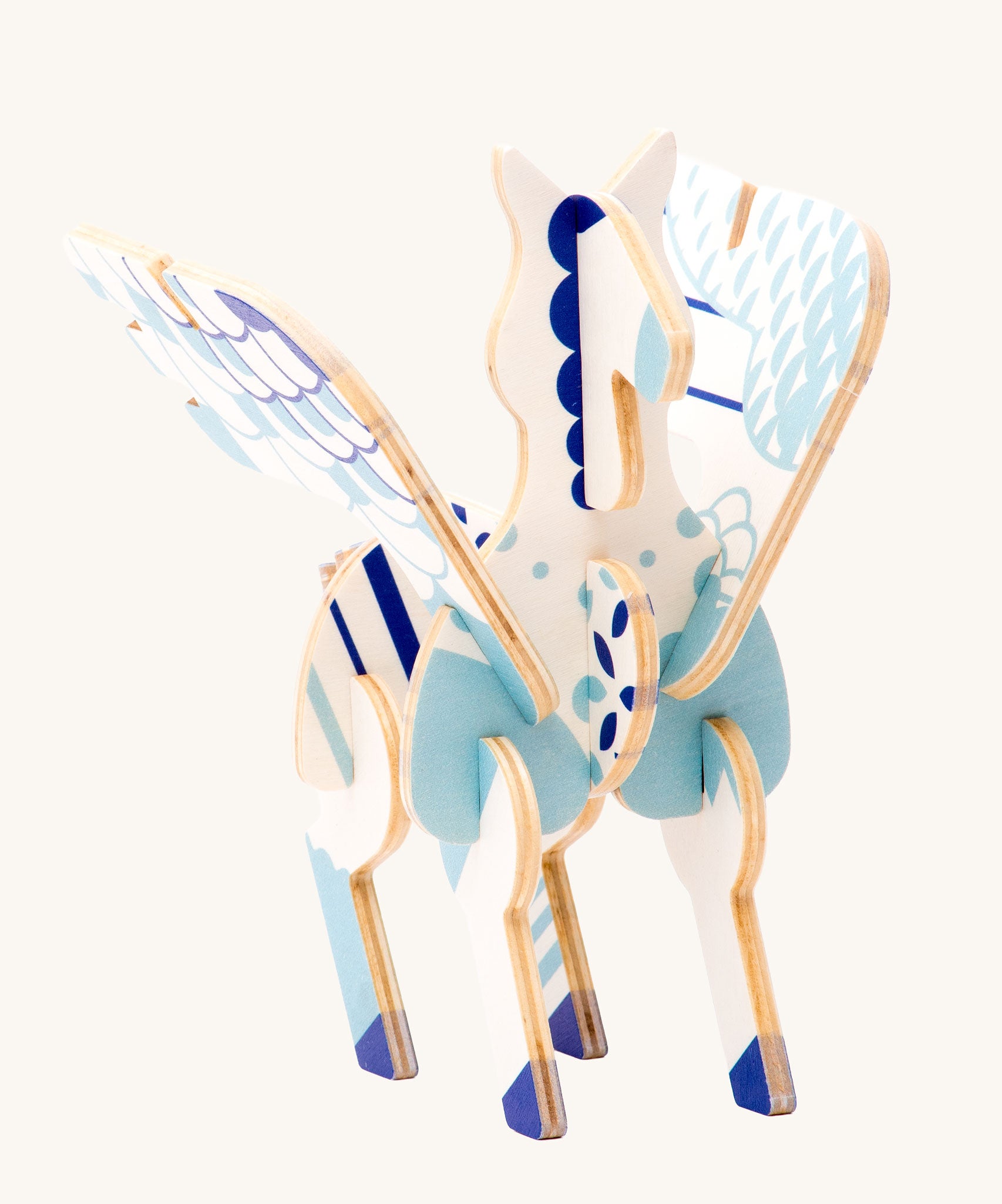 Tobe Pegasus Fantasy Animals wooden Puzzle. Tobe is part of the Bajo family. These heirloom quality toys by Bajo are part of a wide range of wooden toys available here at Babipur. 