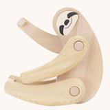 Tobe wooden Sloth toy figure with movable limbs. These heirloom quality toys by Tobe are part of the Bajo family which have a wide range of wooden toys available here at Babipur. 