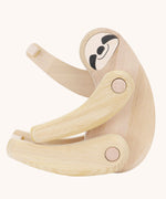 Tobe wooden Sloth toy figure with movable limbs. These heirloom quality toys by Tobe are part of the Bajo family which have a wide range of wooden toys available here at Babipur. 