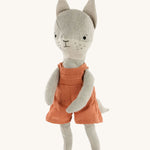 Tobe the hempions fox toy on a plain background. 