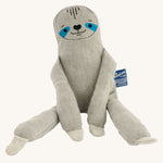 Tobe The Hempions Sloth toy on a plain background.
