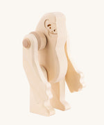 Tobe yeti wooden toy figure with move-able limbs. Tobe are part of the Bajo family. These heirloom quality toys by Bajo are part of a wide range of wooden toys available here at Babipur. 