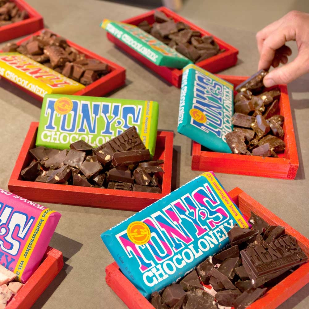 Tony's Tony's Chocolonely Fairtrade Milk Caramel Sea Salt Chocolate 180g – Babipur