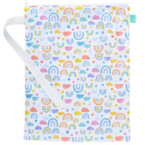 Tots Bots Reusable wet bag in all sorts print on white background