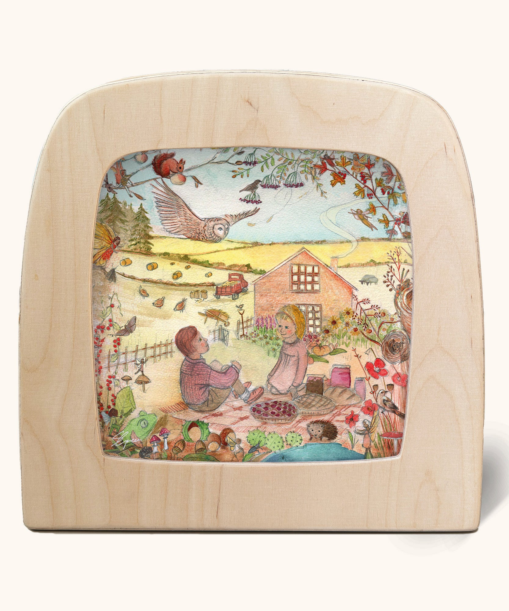 The Toverlux Edulux 'Autumn' silhouette from the 'Through the Seasons' educational light set