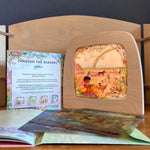 The Toverlux Edulux Spring silhouette with the accompanying educational booklet 