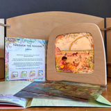 The Toverlux Edulux Spring silhouette with the accompanying educational booklet 