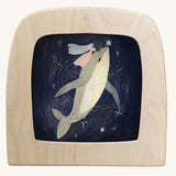 Toverlux magic lamp silhouette with whale artwork by Tijana Draws.