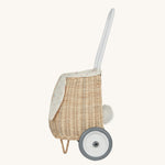 and an Olli Ella Rattan Bunny Luggy with Lining – Pansy Floral