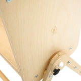 Close up of the triclimb logo on the triclimb arben twr enclosure on a white background