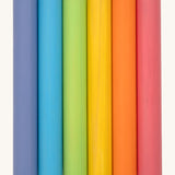 Triclimb wooden Miri stick features 6 pastel inspired coloured sticks including pink, orange, yellow, green, blue and purple that fit on the Triclimb wooden Miri slide.