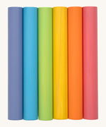 Triclimb wooden Miri stick features 6 pastel inspired coloured sticks including pink, orange, yellow, green, blue and purple that fit on the Triclimb wooden Miri slide.