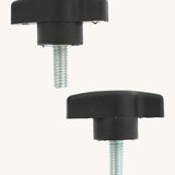A pack of 2 Triclimb thumbscrews available at Babipur. Additional thumbscrews to attach a Triclimb wheel, arben and a twr.