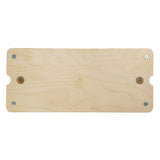 Top of the Triclimb wooden arben top deck accessory for a childrens pikler climbing triangle on a white background