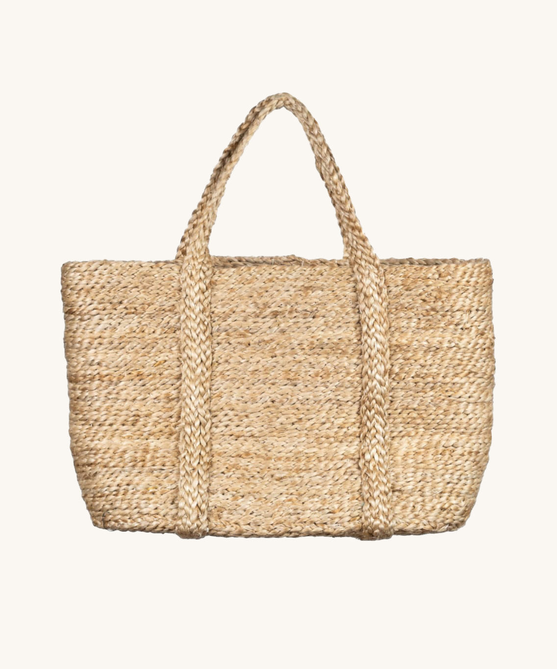 the Turtle Bags Fair Trade and hand woven jute basket with handles