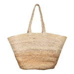 Turtle Bags eco-friendly natural woven jute basket on a white background