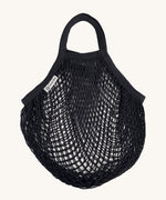 The Turtle Bags organic, fair trade cotton string grocery shopping reusable bag in black