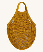The Turtle Bags organic, fair trade cotton string grocery shopping reusable bag in gold