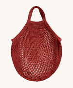 The Turtle Bags organic, fair trade cotton string grocery shopping reusable bag in red