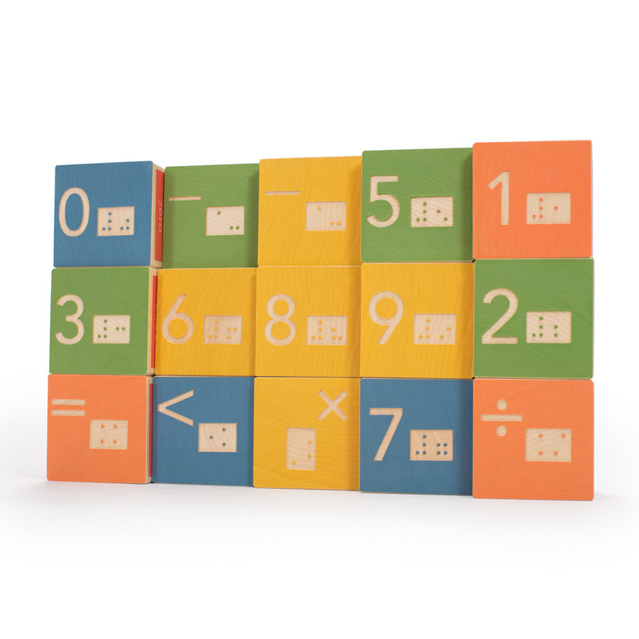 Uncle Goose Wooden Braille Maths Toy Blocks – Babipur