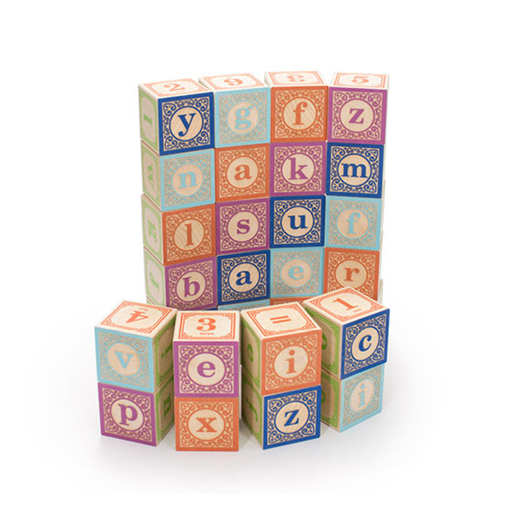 Uncle Goose Wooden Abc Blocks Wooden Block Toys 100% Made In The USA