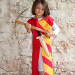 Child wearing a lancelot tunic