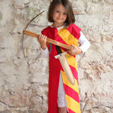 Child wearing a lancelot tunic