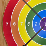 Cible ronde en bois Vah pour flèches de sécurité