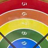 Cible ronde en bois Vah pour flèches de sécurité