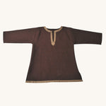 Vah Viking Child's dress up Tunic costume on a plain background. 
