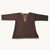 Vah Viking Child's dress up Tunic costume on a plain background. 
