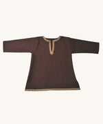 Vah Viking Child's dress up Tunic costume on a plain background. 
